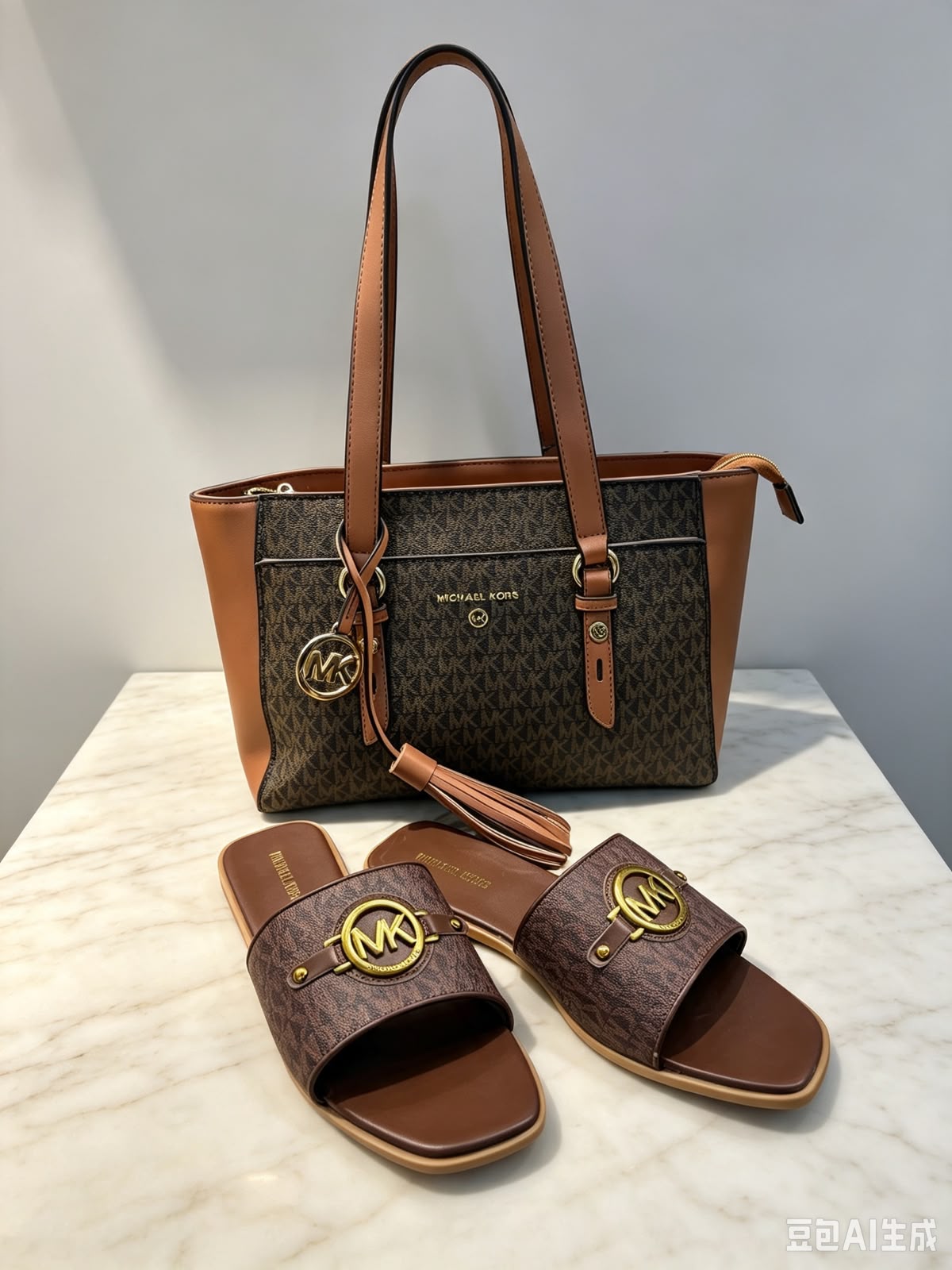 Michael Kors (MK) bags and siliper - Image 4